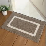 Olanly Door Mat Dirt Resistant Entrance Foot Mat Outdoor Soft Kitchen Rug Non-Slip Floor Carpet Absorbent House Welcome Doormat