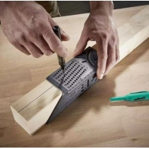 New Arrival Woodworking Gauge Ruler 3D Mitre Angle Measuring Square Measure Tool 45 Degree and 90 Degree with Carpenter Pencil