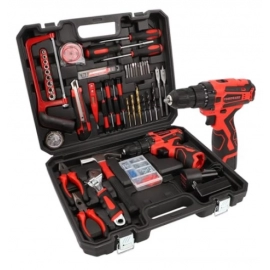 Household Tool Set 16.8V Cordless Drill Combo Kit ..