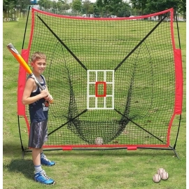 Baseball Practice Net Portable Hitting Pitching Ba..